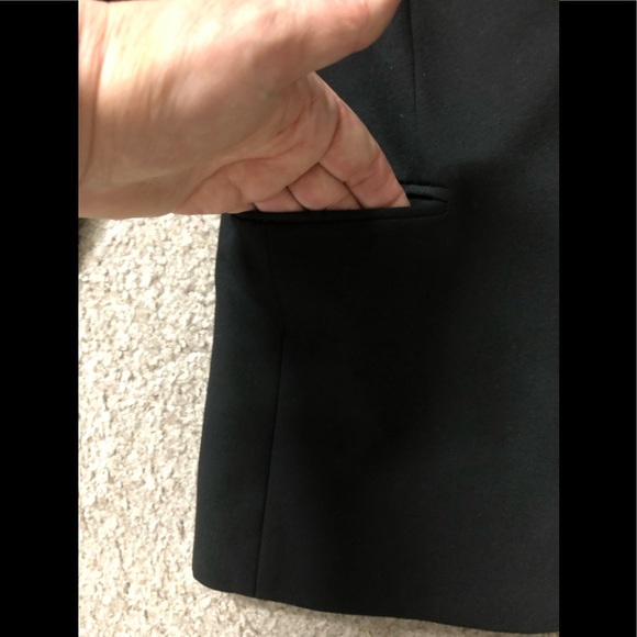 TAHARI Arthur S. Levine Classics Blazer Size 4 Work Office Career Casual Black - Picture 8 of 12